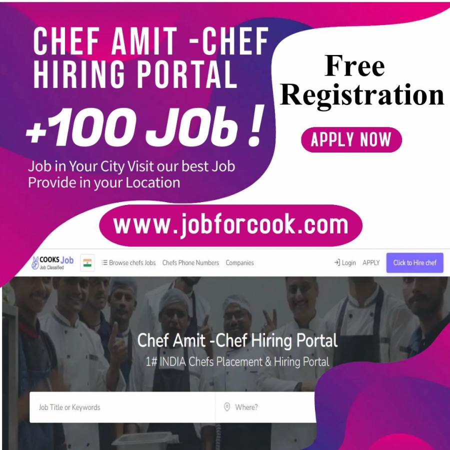 Cooks and chefs we have many jobs vacancy for you every time 