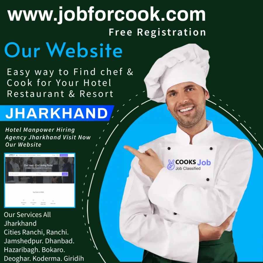 Chef cooks recruitment agencies Jharkhand India list