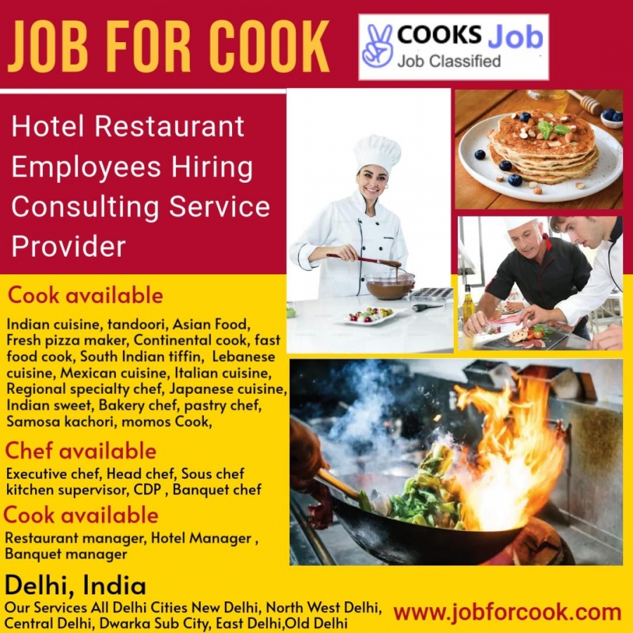 Head chef ( executive chef) placements Hiring agency Delhi