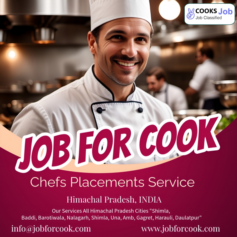 Chef Hiring Portal restaurant Head chef Himachal