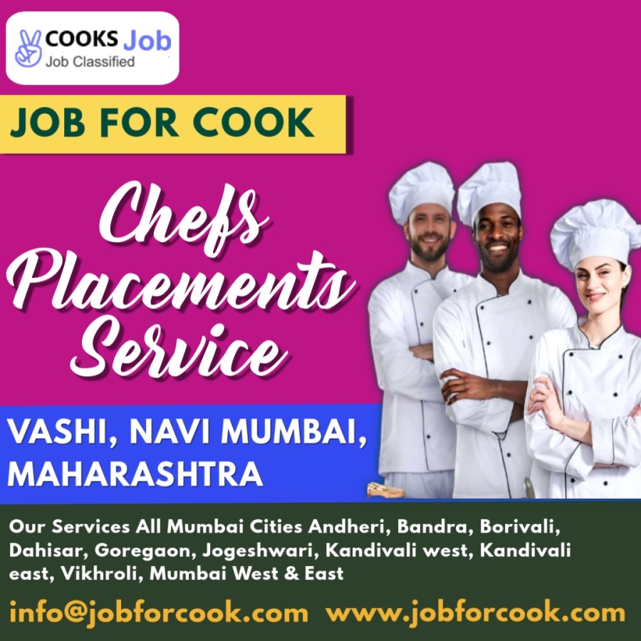 Vashi Navi Mumbai we help to Hire chefs 