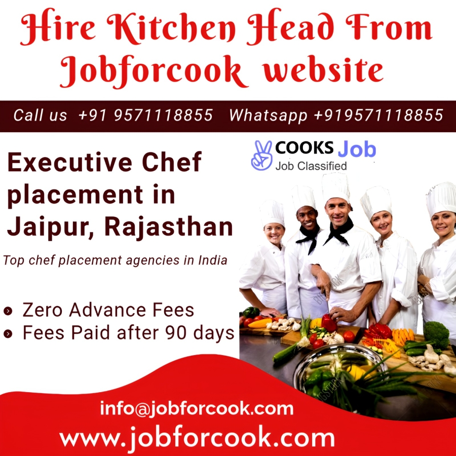 Hire Head chef for cafe Restaurant Hotel  Rajasthan 