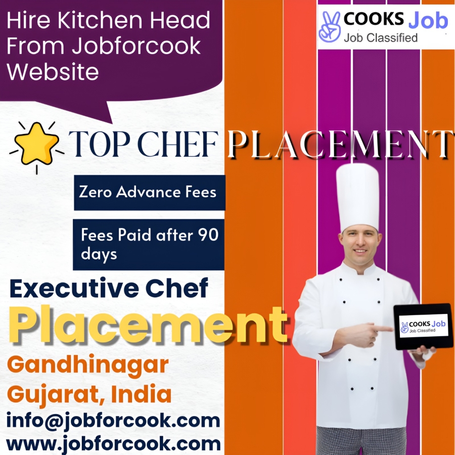 Chef head Hunter Gujarat India Hire best head for Hotels Banquets restaurant.